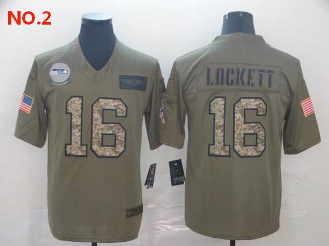 Men's Seattle Seahawks #16 Tyler Lockett Jersey NO.2;